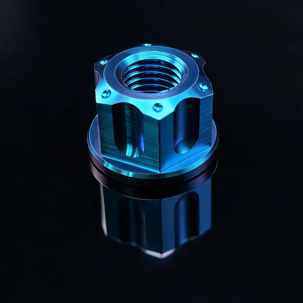 Cnó Knurled Flanged Saincheaptha